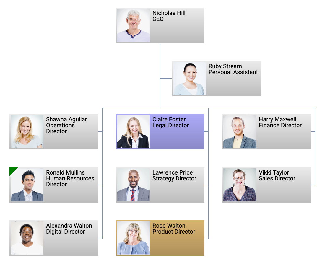 Org chart example